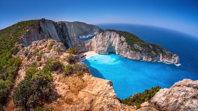 Navagio öböl Zakynthos