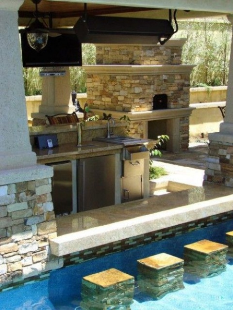 pool bar backyard