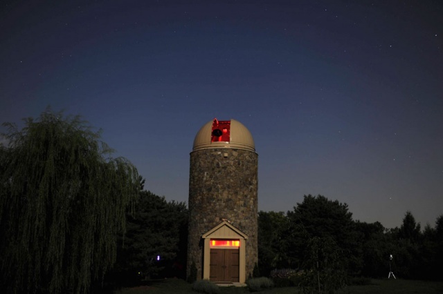 Observatory in backyard