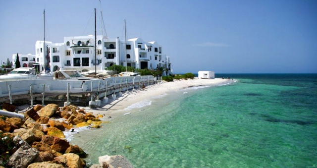 Port el Kantaoui Tunézia nyaralás tengerpart