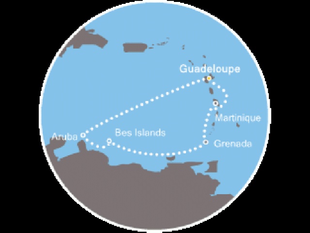 Costa Magica - Holland Antillák (ABC-szigetek), Karib-szigetek, Bonaire