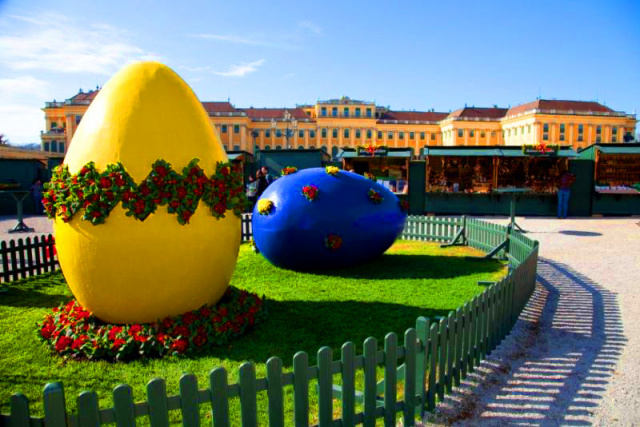 Húsvéti tojáskeresés és csokivásárlás Bécsben