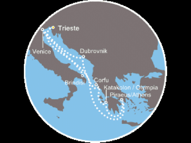 Costa Luminosa - Triesztől Brindisig