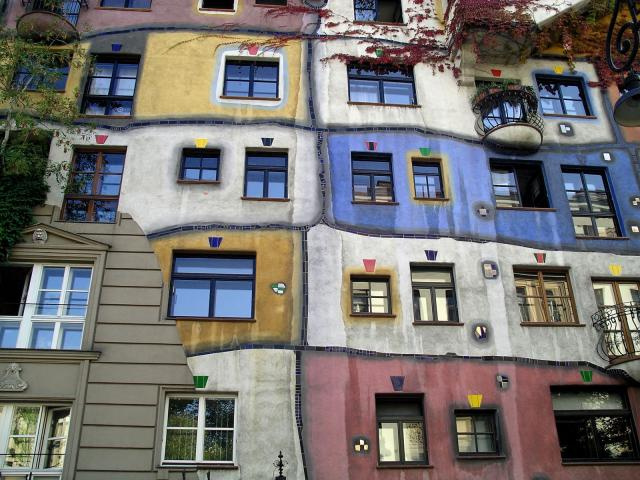 Bécs és Hundertwasser házai