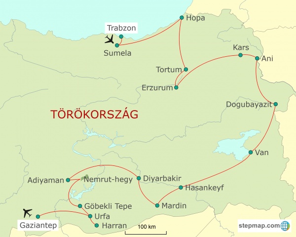 TÖRÖKORSZÁG - KELET ANATÓLIA