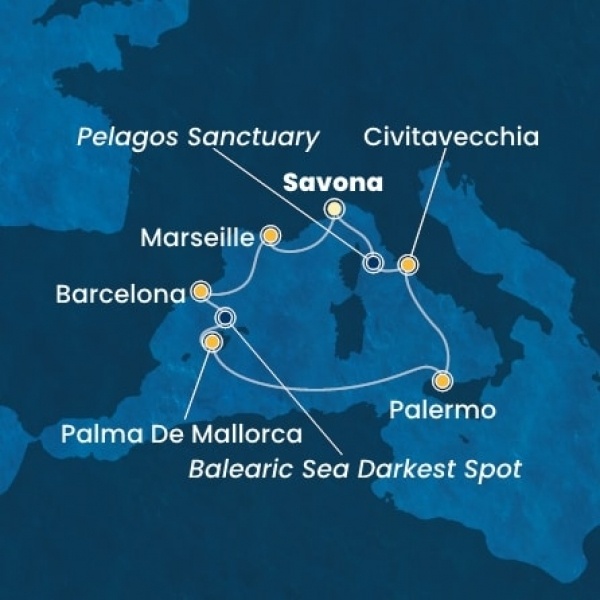 Costa Toscana - Olaszország, Franciaország, Spanyolország, Baleár-szigetek