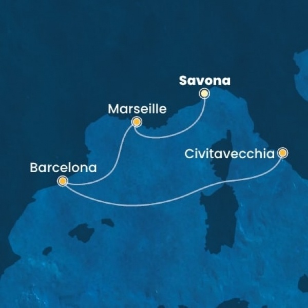 Costa Toscana - Olaszország, Franciaország, Spanyolország