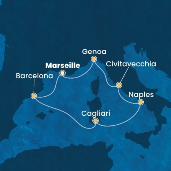 Costa Toscana - Franciaország, Spanyolország, Olaszország