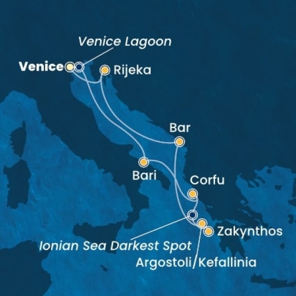 Costa Deliziosa - Olaszország, Görögország, Montenegro