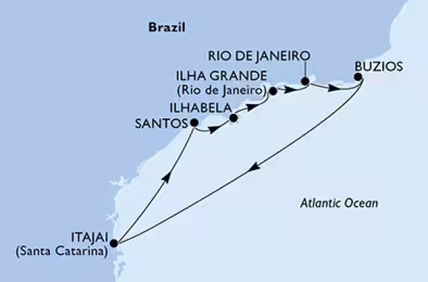 Helló, BRAZÍLIA! Exkluzív MSC Lirica hajóút repülővel, magyar idegenvezetővel és két fantasztikus ajándék kirándulással - csatlakozz hozzánk!