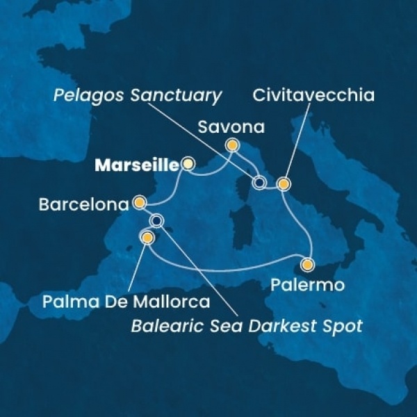 Costa Smeralda - Franciaország, Spanyolország, Baleár-szigetek, Olaszország