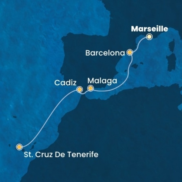 Costa Toscana - Franciaország, Spanyolország, Kanári-szigetek