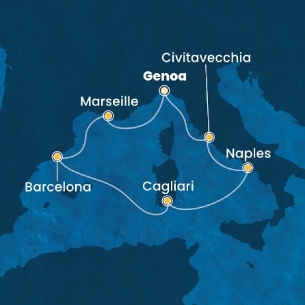 Costa Toscana - Olaszország, Franciaország, Spanyolország