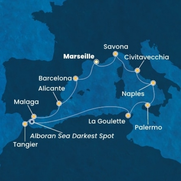Costa Toscana - Franciaország, Spanyolország, Marokkó, Olaszország