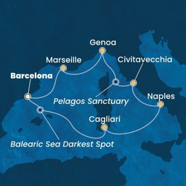 Costa Smeralda - Spanyolország, Olaszország, Franciaország