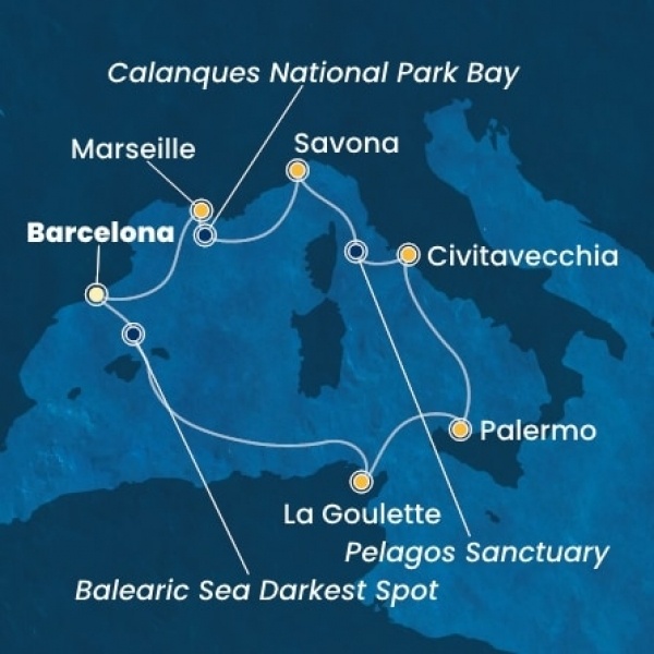 Costa Smeralda - Spanyolország, Olaszország, Franciaország
