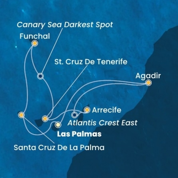 Costa Fortuna - Kanári-szigetek, Spanyolország, Madeira, Marokkó