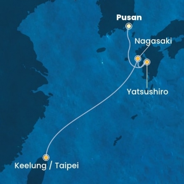 Costa Serena - South Korea, Japán, Taiwan