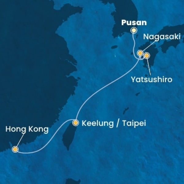 Costa Serena - South Korea, Japán, Taiwan, Kína