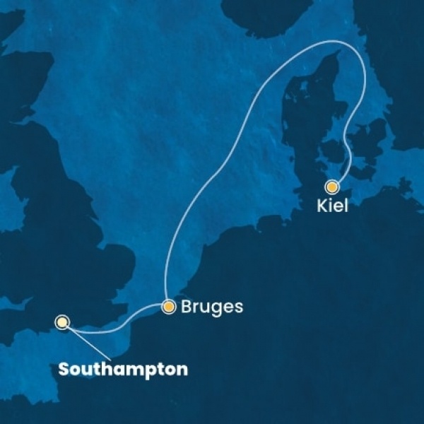 Costa Diadema - Nagy-Britannia, Belgium, Németország