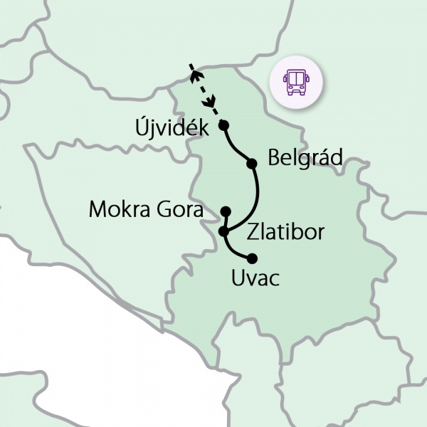 Szerbia rejtett vidékein