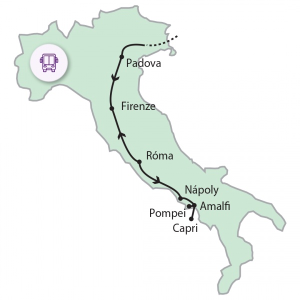 Olaszország gyöngyszemei