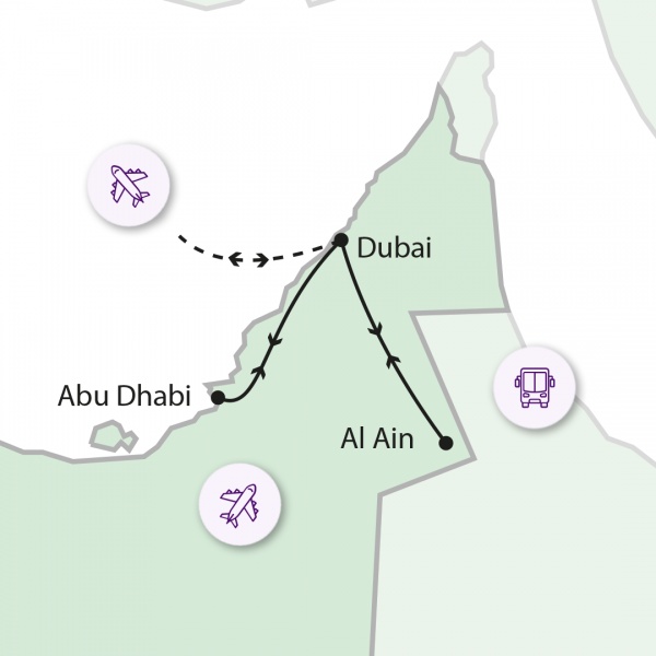 Felhőkarcolók, sivatag, Dubai