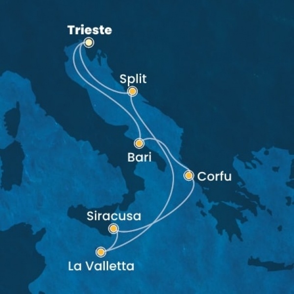 Costa Deliziosa - Olaszország, Görögország, Málta, Horvátország