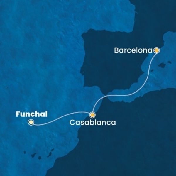 Costa Fortuna - Madeira, Marokkó, Spanyolország