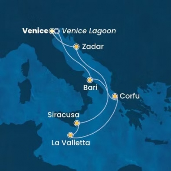 MEDITERRÁN TAVASZ - Costa Deliziosa csoportos hajóút magyar idegenvezetővel | HJTD - HAJÓUTAD