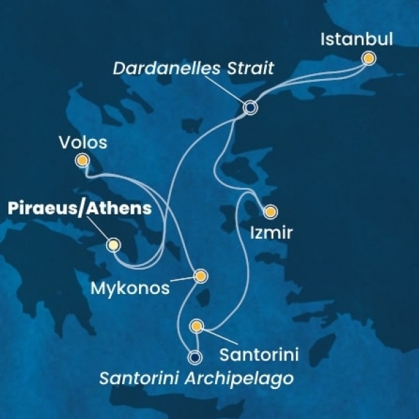 Costa Fortuna - Görögország, Törökország