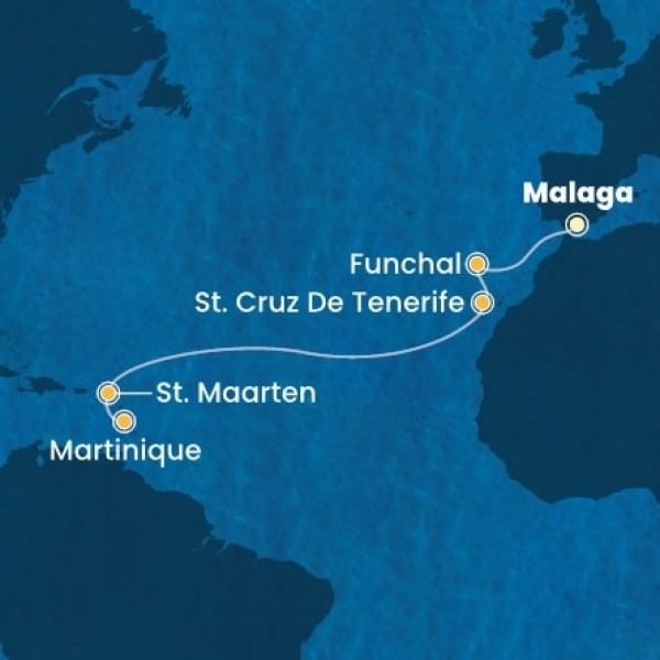 Costa Fascinosa - Spanyolország, Madeira, Kanári-szigetek, Holland Antillák (ABC-szigetek)