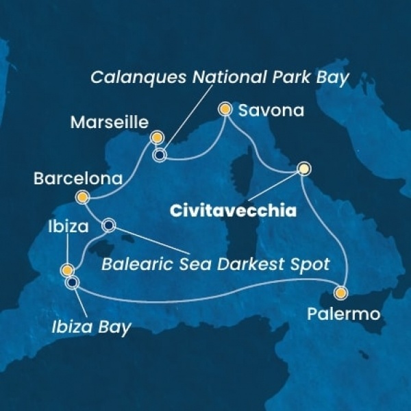 Costa Smeralda - Olaszország, Franciaország, Spanyolország, Baleár-szigetek