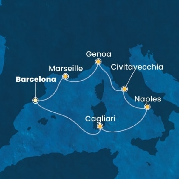 Costa Toscana - Spanyolország, Olaszország, Franciaország