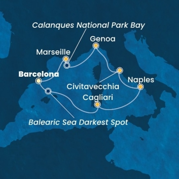 Costa Toscana - Spanyolország, Olaszország, Franciaország