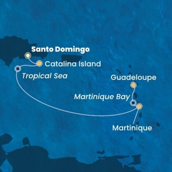 Costa Fascinosa - Dominikai Köztársaság, Holland Antillák (ABC-szigetek)