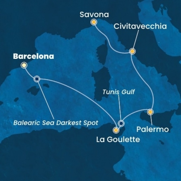 Costa Smeralda - Spanyolország, Tunézia, Olaszország