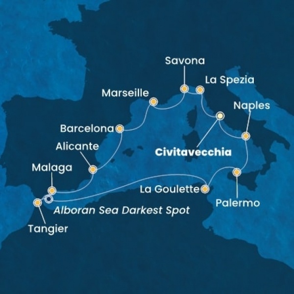 Costa Toscana - Olaszország, Franciaország, Spanyolország, Marokkó, Tunézia