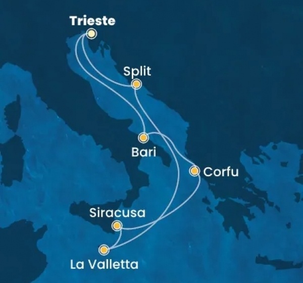 Festői Mediterrán tájakon csoportos hajóút, busszal