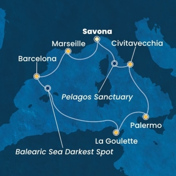 Costa Toscana - Olaszország, Franciaország, Spanyolország, Tunézia