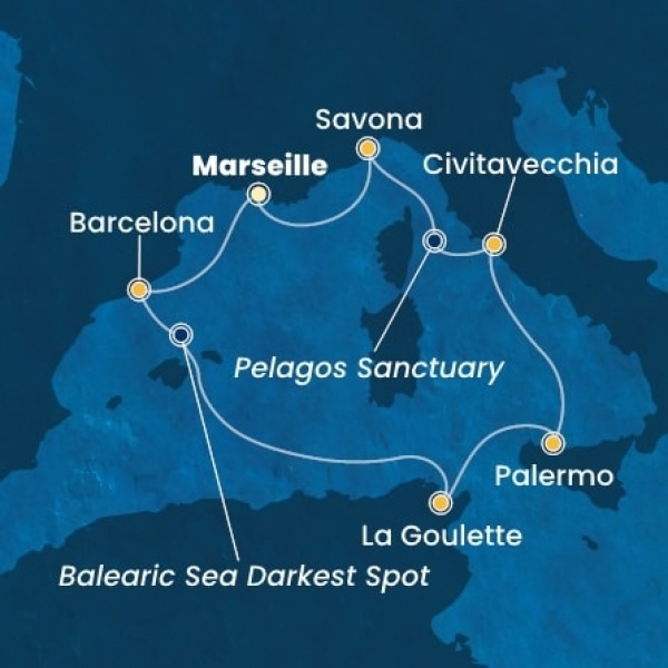 Costa Toscana - Franciaország, Spanyolország, Tunézia, Olaszország