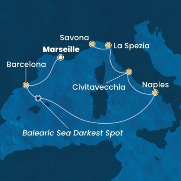 Costa Toscana - Franciaország, Spanyolország, Olaszország