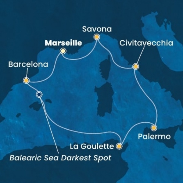 Costa Toscana - Franciaország, Spanyolország, Tunézia, Olaszország