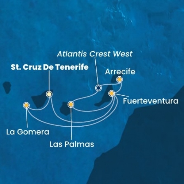 Costa Pacifica - Kanári-szigetek, Spanyolország