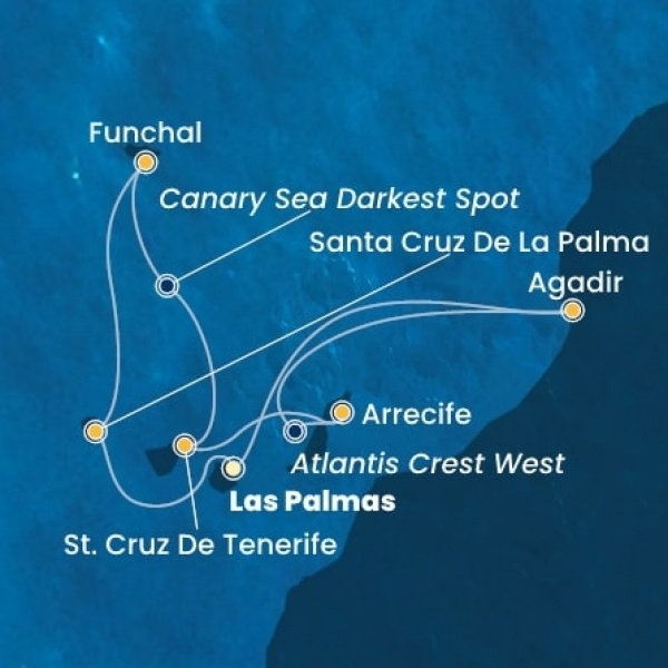 Costa Fortuna - Kanári-szigetek, Spanyolország, Madeira, Marokkó