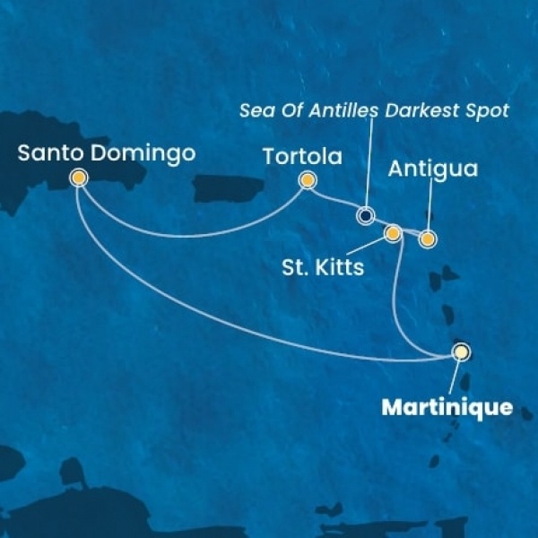Costa Favolosa - Holland Antillák (ABC-szigetek), Virgin szigetek
