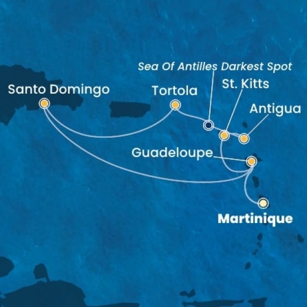 Costa Favolosa - Holland Antillák (ABC-szigetek), Virgin szigetek