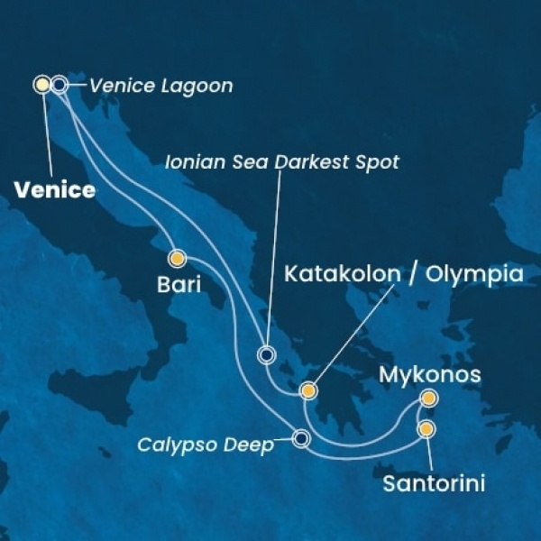 Costa Deliziosa - Olaszország, Görögország