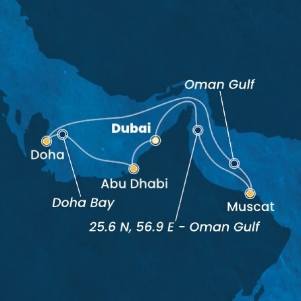 Costa Smeralda - Egyesült Arab Emirátusok, Omán Szultánság