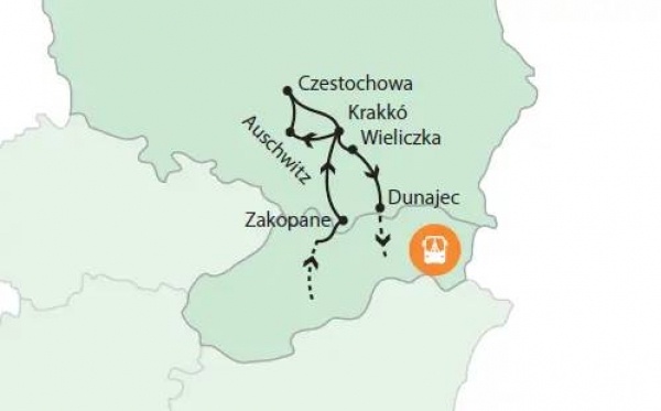 Kalandozás Dél-Lengyelországban